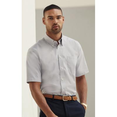 Image of Fruit of The Loom Men's Short Sleeve Oxford Shirt